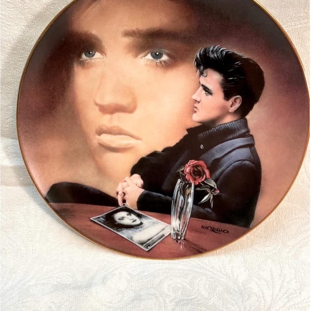 Two Elvis Presley plates